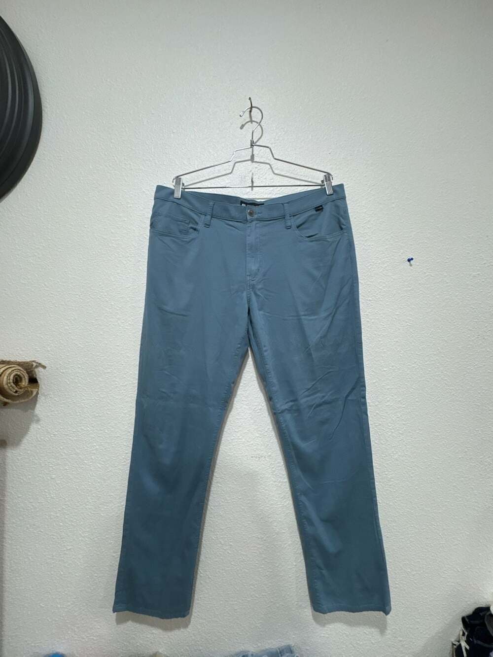 Travis Mathew The Right Side Performance 5-Pocket Golf Pants Blue Slate 36